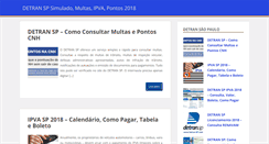 Desktop Screenshot of detran-sp.com