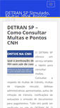 Mobile Screenshot of detran-sp.com