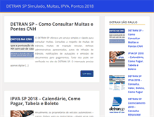 Tablet Screenshot of detran-sp.com